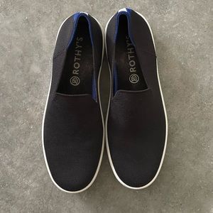 Rothy’s The Original Slip on Sneaker, Black, Size 8